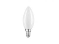 Лампа светодиодная филаментная Filament 9Вт свеча 3000К E14 590лм milky Gauss 103201109