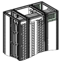 Секционирование 2 барьера с прорезями SFM 2Б Ш=400 SchE NSYHPF2B3M4 Schneider Electric