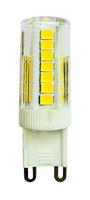 Лампа светодиодная PLED-G9 PRO 5w 4000K 400Lm 230V /Без пульс./ d16*50мм | .5026360 Jazzway