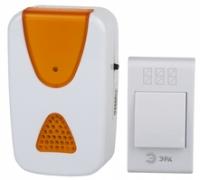 Звонок ЭРА A02 беспроводной аналоговый 32 мелодии IP20 бело-оранжевый (Энергия света) Б0019874