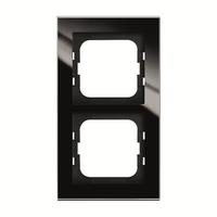 Рамка 2п Axcent стекло черн. ABB 2CKA001754A4801