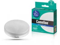 Лампа светодиодная LED8-GX53/865/GX53 8Вт 220В Camelion 13614