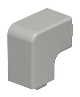Крышка плоского угла кабельного канала WDK 25x25 мм (ПВХ,серый) (WDK HF25025GR) | 6158617 OBO Bettermann