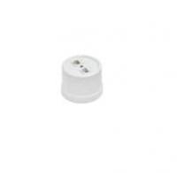 Розетка компьютерная RJ45 2-м ОП Лизетта 10А IP20 ретро CAT.5e ABS-пластик бел. Bironi B1-302-21