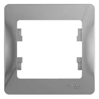 Рамка 1-м Glossa алюм. SchE GSL000301 Schneider Electric