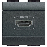 Разъем HDMI LivingLight антрацит Leg BTC L4284 Legrand