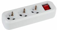 Колодка удлинителя 3-м с заземл. KX-3es выкл. Эра Б0028342 (Энергия света)