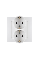 Розетка 2-м СП Simon15 16А IP20 250В с заземл. винт. клеммы бел. Simon 1590459-030