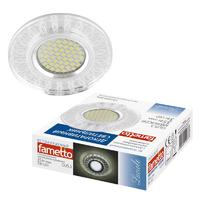 Светильник декоративный встраиваемый DLS-L154 GU5.3 GLASSY/CLEAR 3D без лампы цоколь доп. светодиодная подсветка 3Вт Fametto UL-00005319