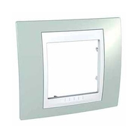 Рамка 1-м Unica Хамелеон мор. волна/бел. SchE MGU6.002.870 Schneider Electric