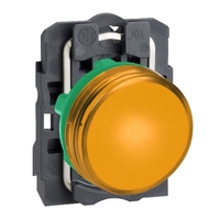 Лампа сигнальная 22мм 230-240В желт. SchE XB5AVM5 Schneider Electric