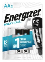 Батарейка Energizer Max Plus AA (LR6) алкалиновая 2 шт.