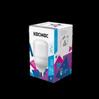 Лампа светодиодная LED 30Вт 220В Е27 D80х135 4500К белый 2650 лм Космос LksmHWLED30WE2745