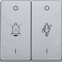 КЛАВИША X2 С НАДПИСЯМИ Д/ГОРНИЧНОЙ, АЛЮМИНИЙ | MTN435660 Schneider Electric