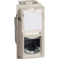 Розетка компьютерная 1мод. Living Now RJ45 кат.5E UTP песочн. Leg BTC KM4279C5E Legrand