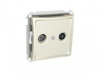 Механизм розетки СП TV-R Дуэт беж. SchE WDE000293 Schneider Electric