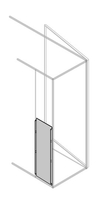 Перегородка задняя верт. H=800мм W=400мм ABB 1STQ008919A0000