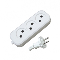 Удлинитель 3х10м без заземл. 6А IP20 У6-639 ШВВП 2х0.75 UNIVersal 9631936