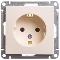 Розетка 1-м СП W59 16А IP20 с заземл. без защ. шторок механизм сл. кость SchE RS16-154-2-86 Schneider Electric
