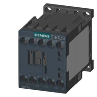 Контактор 3п AC-3 7.5кВт/400В 1НО 200В АС 50Гц 200-220В 60Гц типоразмер S00 винтовые клеммы Siemens 3RT2018-1AN61