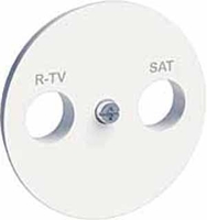Накладка R-TV/SAT Odace бел. SchE S52R441 Schneider Electric