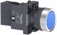 Кнопка со светодиодной подсветкой 24В синяя 1НО - XA2EW36B1 Schneider Electric