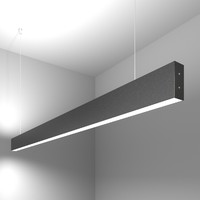 Светильник светодиодный подвесной линейный двусторонний 128см 50W 6500K черная шагрень (101-200-40-128) | a042947 Elektrostandard Электростандарт