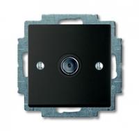 Механизм ТВ-розетки одиночная Basic 55 chateau-black ABB 2CKA001724A4313 1724-0-4313