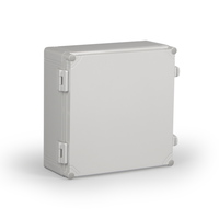 Cubo W 300 x 132, с петелями и замками, серая крышка, PC, IP66 - WPCP303013G Ensto