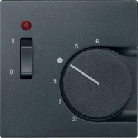 Плата Merten центральная терморег. с выкл. SYSTEM M антрацит SchE MTN536114 Schneider Electric