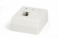 Розетка компьютерная 1-м SB-GTS1-8P8C-C5E-SH-WH RJ45 CAT.5E настен. Hyperline 22913