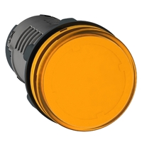 Лампа сигнальная желтая LED 220В DC - XA2EVMD5LC Schneider Electric
