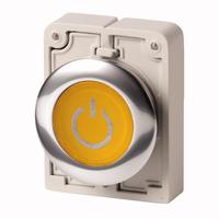 Кнопка плоская 30мм с подсветкой M30C-FDL-Y-X162 EATON 182965