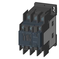Контактор 3п AC-3 4кВт/400В 1НО+1НЗ AC 220В 50Гц 240В 60Гц типоразмер S0 подключение для кабельных наконечников Siemens 3RT2023-4AP60