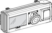 Коробка ответвительная 32А с 1-ой сил. розеткой SchE KNB32CP15D Schneider Electric