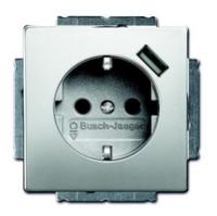 Розетка Schuko с устройством зарядным USB, 20 EUCBUSB-866-500, Сталь, 16А, 700 мА, электронная защита от перегрузки и КЗ, безвинтовы клеммы, защитные ABB 2CKA002011A6184