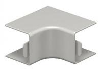 Крышка внутреннего угла кабельного канала WDK 25x25 мм (ПВХ,серый) (WDK HI25025GR) | 6158250 OBO Bettermann