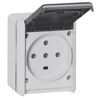 Розетка силовая 32А 3K+N+3 IP55 Legrand 055877