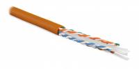 Кабель витая пара UUTP4-C6-S23-IN-LSZH-OR-100(100м) U/UTP,кат.6,4п.(23AWG),одн.(solid),с разд.,LSZH,нг(С)-HF,–20°C–+75°C,оранж. | 273523 Hyperline