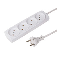 Удлинитель STANDARD 4 гнезда, 1.5 м, 3х0.75 кв.мм, с/з, белый | 11-7216 PROconnect REXANT