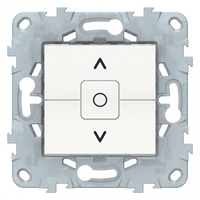 Выключатель UNICA NEW для жалюзи двухклавишный схема 4 белый - NU520818 Schneider Electric