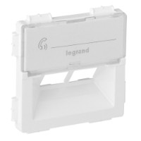 Панель лицевая Valena Life для 2-м информационных розеток Rutenbeck бел. Leg 755380 Legrand