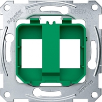 Плата опорная для модулей штепсельного разъема зеленый - MTN4566-0004 Schneider Electric