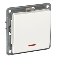 Механизм выключателя 1-кл. 2п СП W59 16А IP20 250В 16AX бел. SchE VS216-150-1-86 Schneider Electric