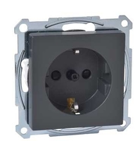 Механизм розетки сошторками с заземляющим контактом - MTN2400-0414 Schneider Electric