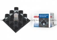 Светильник DLS-F118 "Fiore" G9 BLACK/CLEAR Fametto 10750