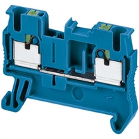 Клемма пружинная PIT проходной 2 точки 2.5мм.кв. синяя - NSYTRP22BL Schneider Electric
