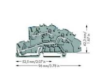 Клемма многоуровневая N/L Wago 2003-7649
