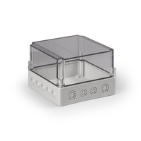 Cubo S 175 x 125 мм, 50 мм основание, Pg выбивные отверстие, прозрачная крышка, PC, IP 66/67 - SPCK181813T Ensto