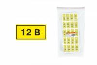 Символ "12В" 15х50мм | SQ0817-0001 TDM ELECTRIC